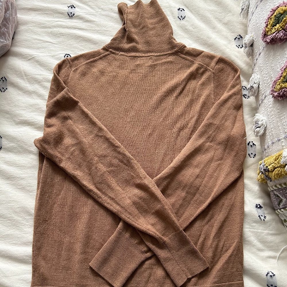 JCrew Machine Washable Merino Wool-Blend Turtleneck